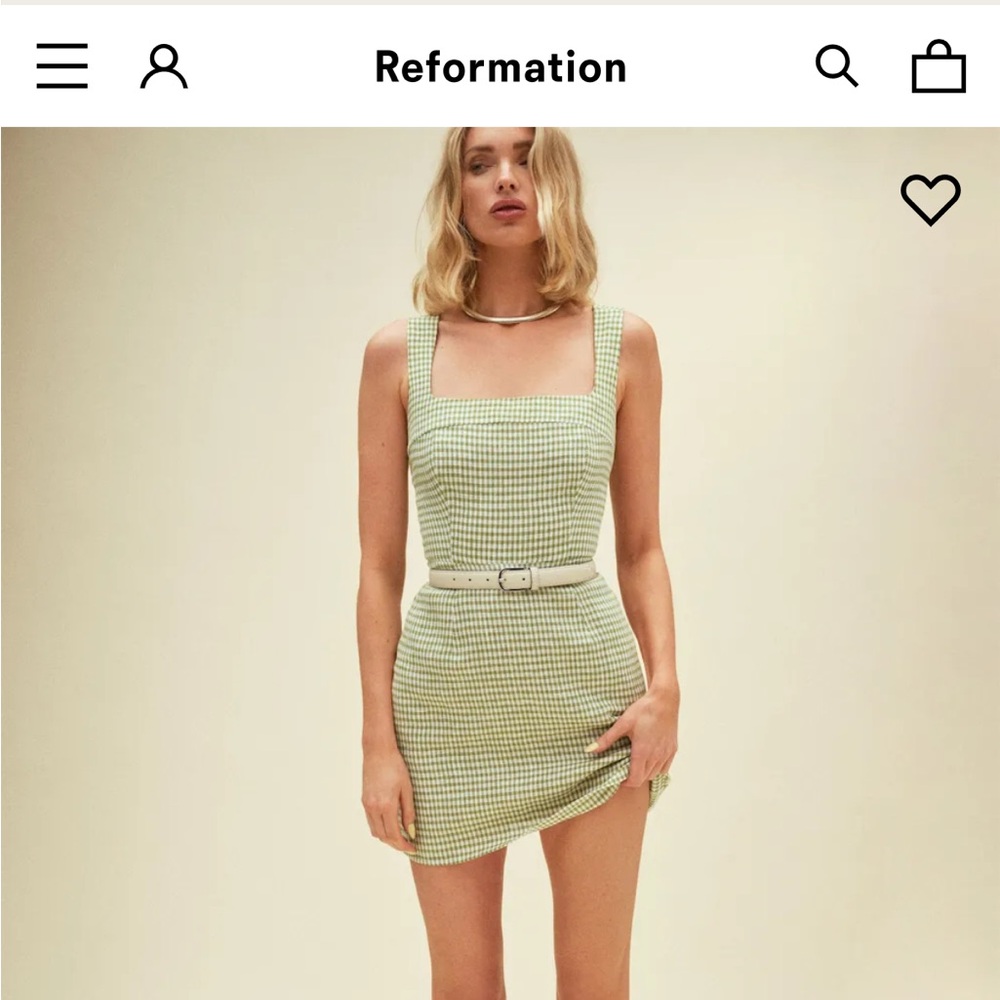 Reformation Linen Dress
